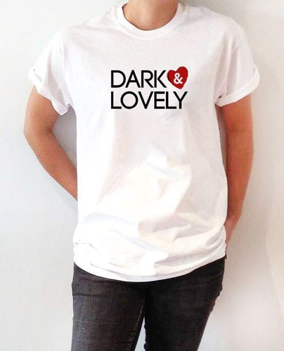 Dark And Lovely White Ladies T-Shirt