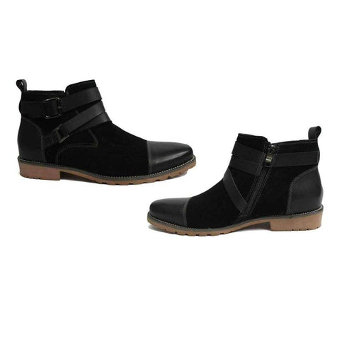 Timberland Black Mens Shoes With Zip