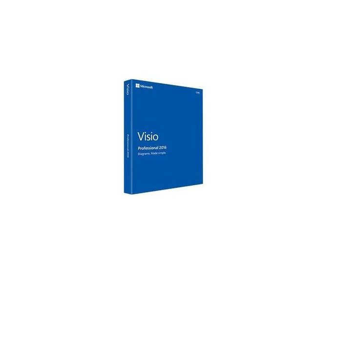 Microsoft Visio Pro 2016 Win All Language PK Lic Online Download C2R NR (D87-07114)