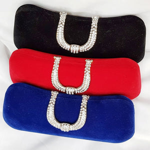 Red,Black And Blue Bridal Clutch
