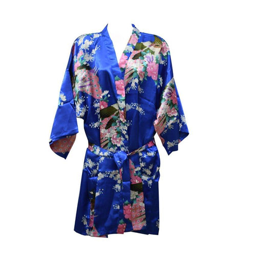 Blue Floral Bridal Gown