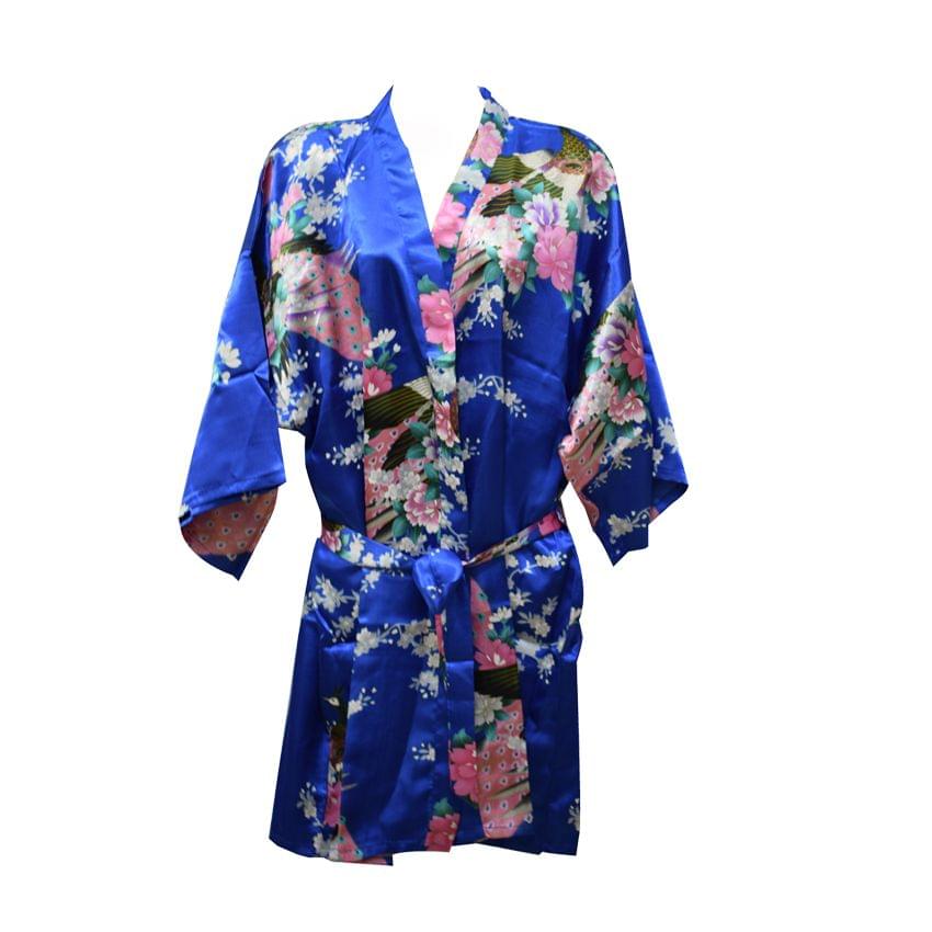 Blue Floral Bridal Gown