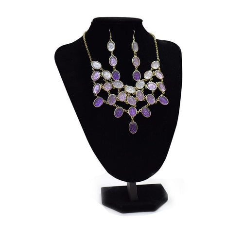 Charles Klein Purple Necklace