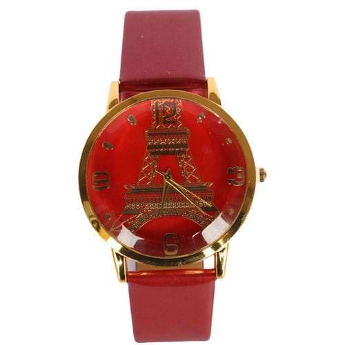 Tower Designed Ladies Watch Red