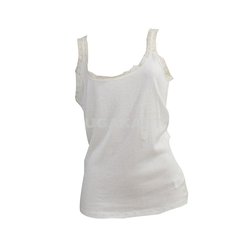 White Sleeveless Camzels