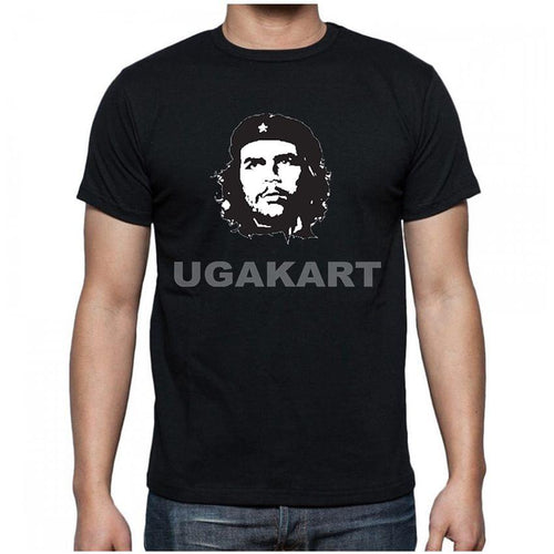 Che Guevara Black Men's Round Neck T-Shirt