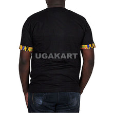 Load image into Gallery viewer, African Kitenge Black Men&#39;s T-Shirt
